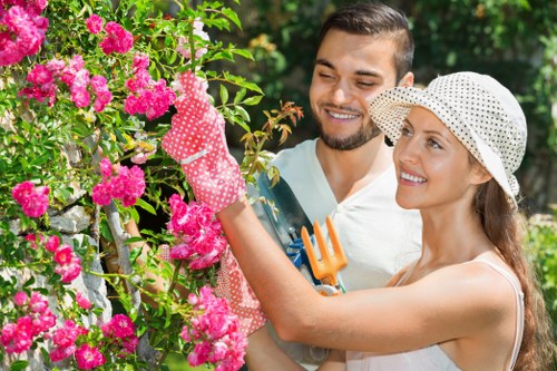 Image highlighting accessibility request support for Colindale landscaping