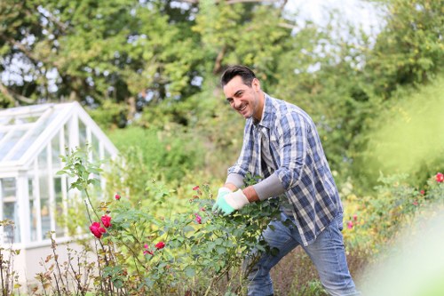 Landscaping project notes being checked as part of a complaint review